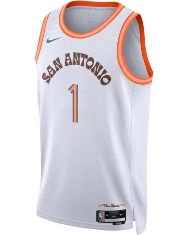 MAGLIA NIKE VICTOR WEMBANYAMA SAN ANTONIO SPURS 2024 SWINGMAN CITY EDITION 1