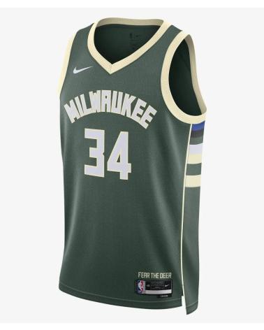 MAILLOT NIKE MILWAUKEE BUCKS GIANNIS ANTETOKOUNMPO ICON EDITION 1