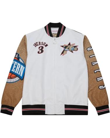 MITCHELL & NESS GIACCA NBA PHILADELPHIA 76ERS PLAYER BURST WARM UP 1