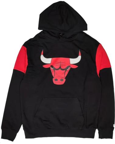 NEW ERA SUDADERA CHICAGO BULLS NBA COLOR INSERT OVERSIZED DE EN NEGR 1