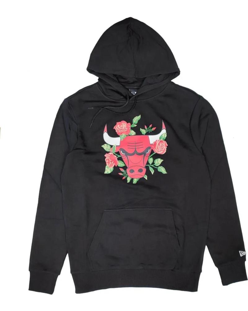 NEW ERA SUDADERA CHICAGO BULLS NBA FLORAL GRAPHIC DE EN NEGRO 1
