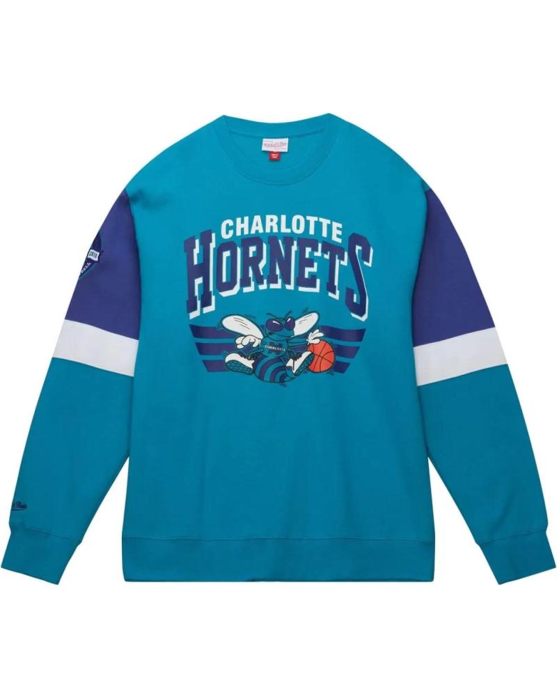 MITCHELL  NESS SUDADERA CHARLOTTE HORNETS NBA ALL OVER CREW 3 0 MITCHELL AN 1