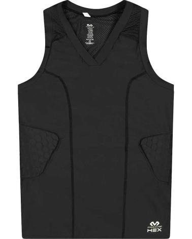 MCDAVID CAMISETA DE COMPRESIÓN HEX TANK 7963R NEGRA CON PROTECCIONES
