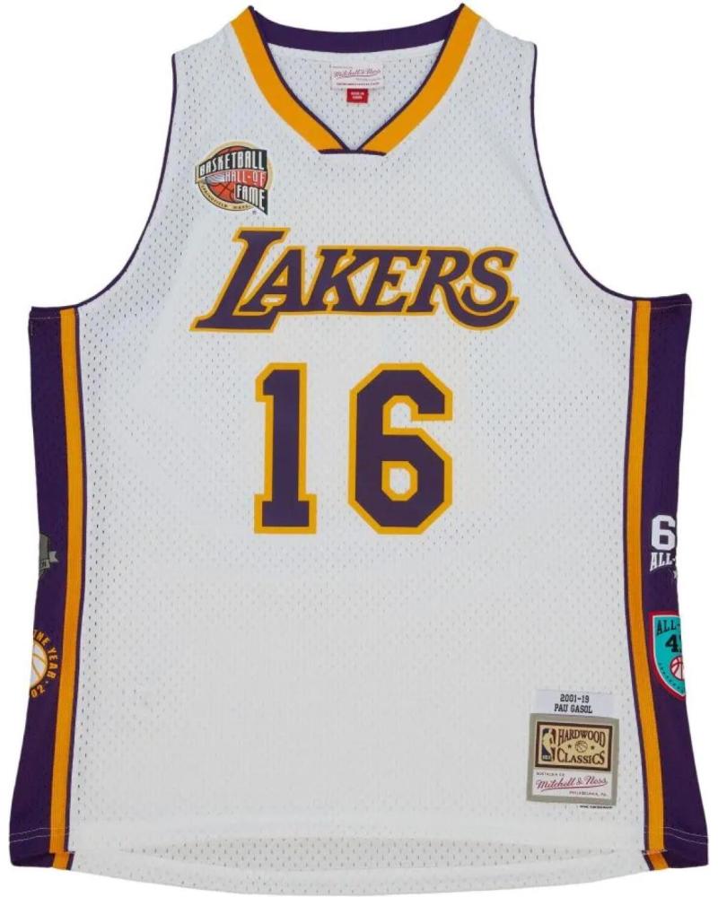 MITCHELL  NESS CAMISETA PAU GASOL LOS ANGELES LAKERS SWINGMAN HALL OF FAME 1