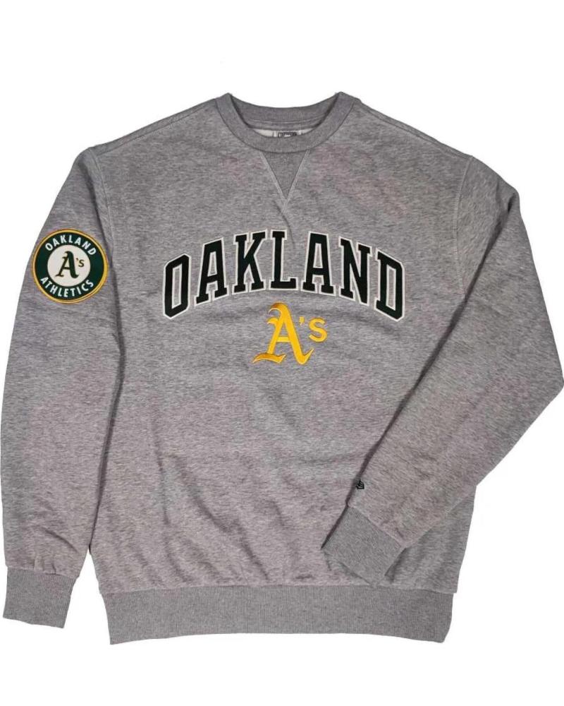 NEW ERA OAKLAND ATHLETICS OVERSIZED LARGE LOGO SWEATSHIRT 1
