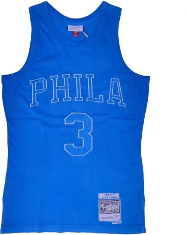 MITCHELL & NESS MAILLOT DE BASKET ALLEN IVERSON WASHED OUT SWINGMAN PHILADELPHIA 76ERS 1