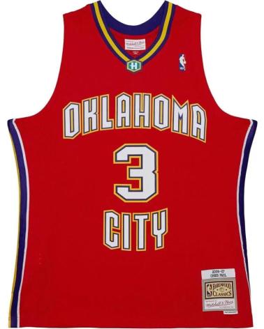 MAGLIA MITCHELL & NESS CHRIS PAUL OKLAHOMA CITY HORNETS STAGIONE 2006 1
