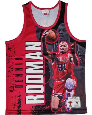 MITCHELL & NESS NBA DENNIS RODMAN PLAYER BURST CHICAGO BULLS TRIKOT 1