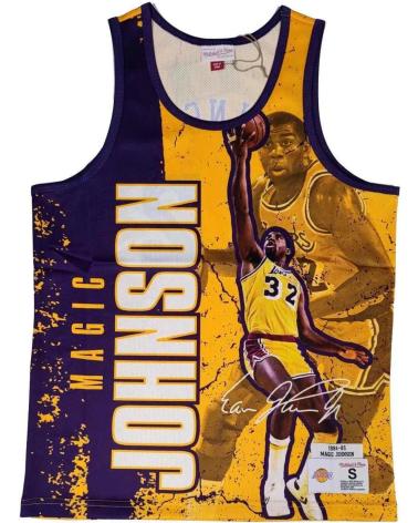 MITCHELL & NESS NBA MAGIC JOHNSON PLAYER BURST TRIKOT 1