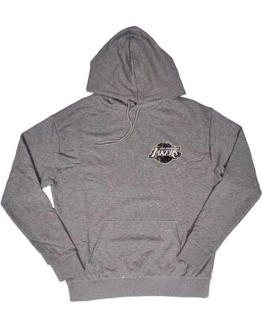FELPA CON CAPPUCCIO NEW ERA LOS ANGELES LAKERS INFILL TEAM LOGO GRIGIO 1
