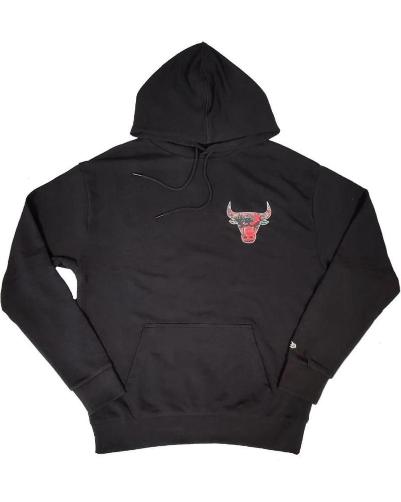 FELPA CON CAPPUCCIO NEW ERA CHICAGO BULLS INFILL TEAM LOGO NERA 1