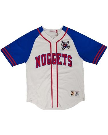 MAGLIA DA BASEBALL MITCHELL & NESS DENVER NUGGETS NBA PRACTICE DAY 1