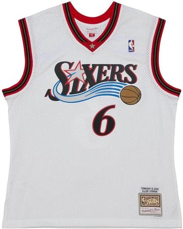 MAGLIA MITCHELL & NESS ALLEN IVERSON SWINGMAN ALL STAR 2002 1