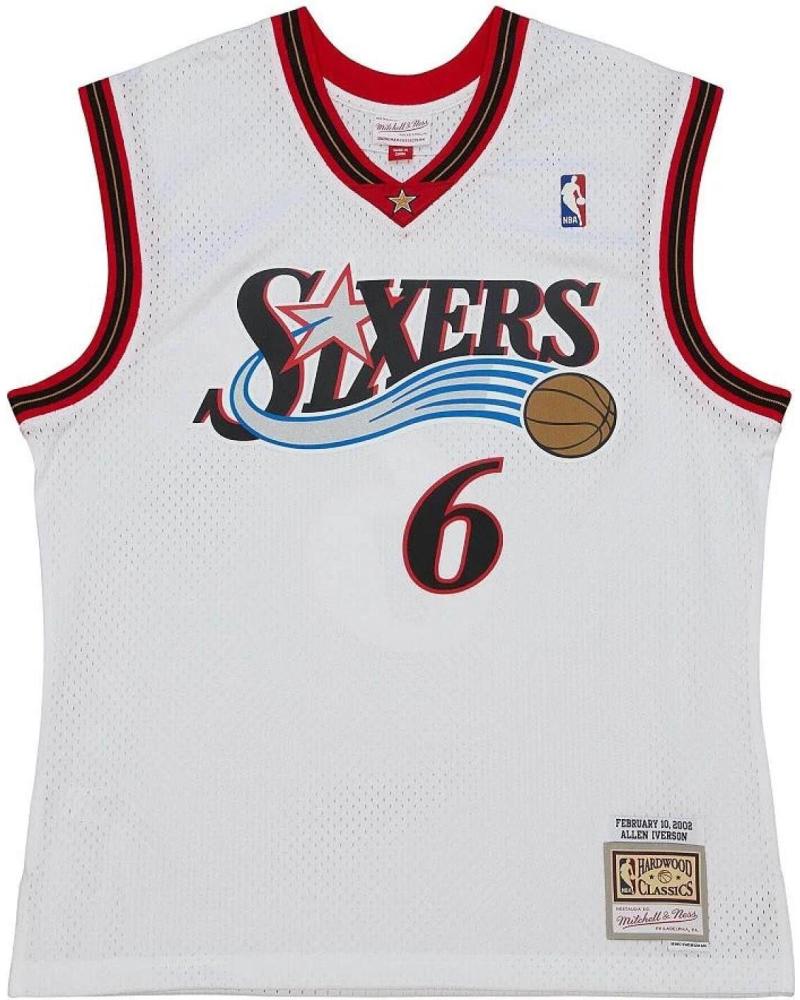 MAGLIA MITCHELL & NESS ALLEN IVERSON SWINGMAN ALL STAR 2002 1