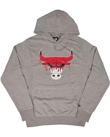 NEW ERA CHICAGO BULLS NBA DRIP LOGO HOODIE GREY 1