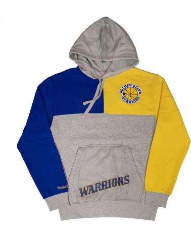 MITCHELL & NESS NBA GOLDEN STATE WARRIORS TIE BREAKER FLEECE HOODY 1
