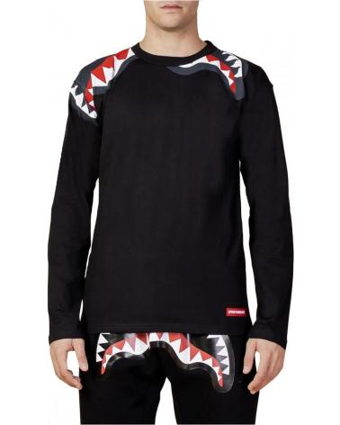 SPRAYGROUND SMOOTH SPLASH BLACK LONG SLEEVE T-SHIRT 1