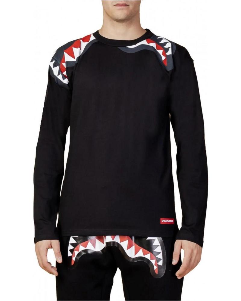 SPRAYGROUND SMOOTH SPLASH BLACK LONG SLEEVE T-SHIRT 1