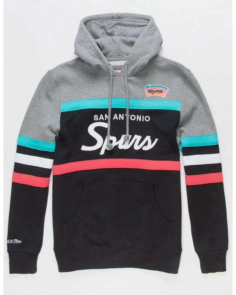 MITCHELL & NESS HEAD COACH SAN ANTONIO SPURS NBA HOODIE 1