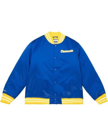 MITCHELL & NESS DENVER NUGGETS HEAVYWEIGHT SATIN JACKE 1