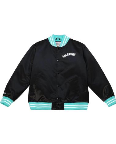 MITCHELL & NESS SAN ANTONIO SPURS HEAVYWEIGHT SATIN JACKET 1