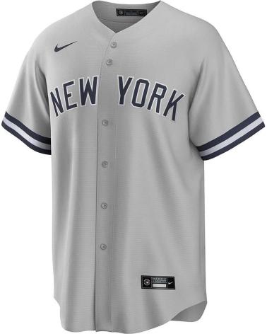 CAMISETA BÉISBOL NIKE NEW YORK YANKEES MLB RÉPLICA GRIS 1