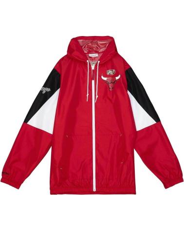 MITCHELL & NESS THROW IT BACK CHICAGO BULLS WINDBREAKER JACKET 1
