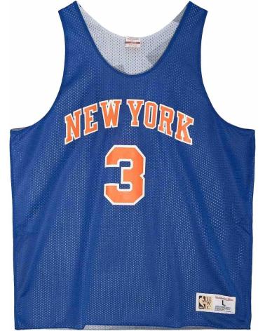 MITCHELL & NESS CANOTTA REVERSIBILE JOHN STARKS #3 NEW YORK KNICKS MESH TANK 1