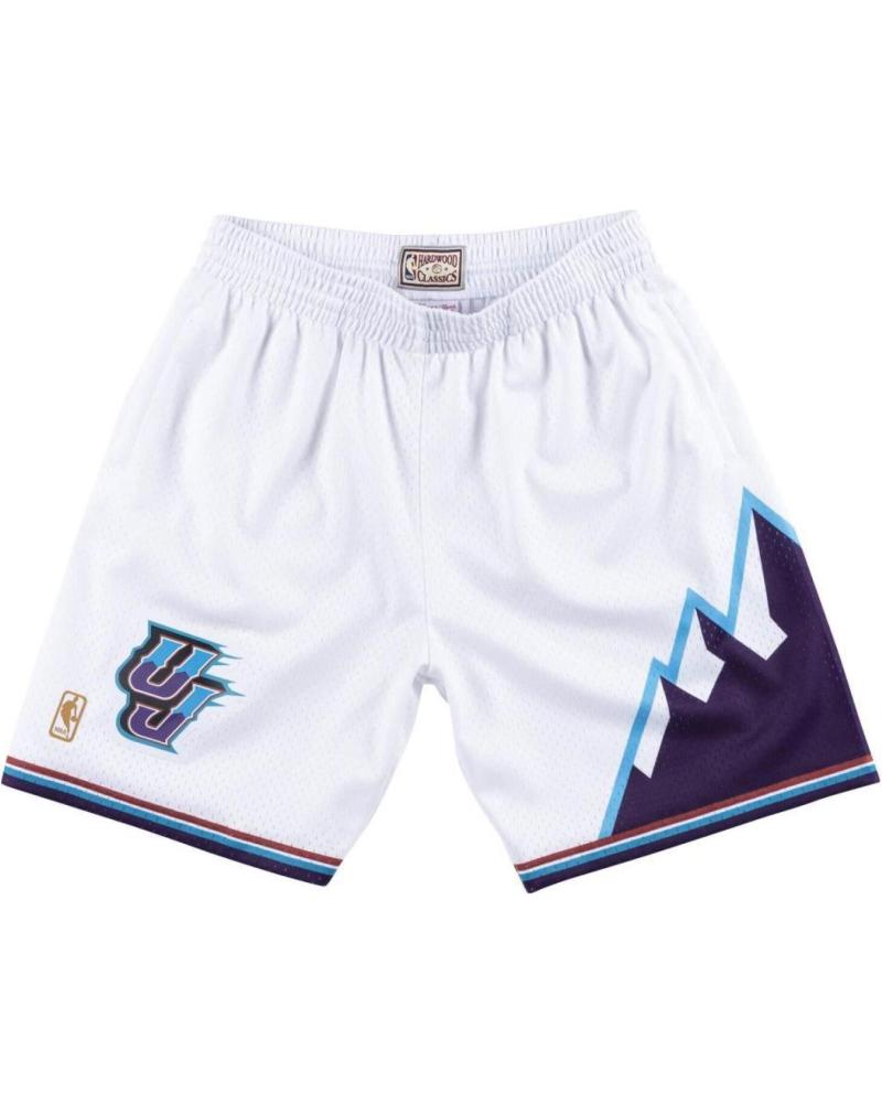PANTALONCINI MITCHELL & NESS UTAH JAZZ SWINGMAN 996 BIANCHI 1