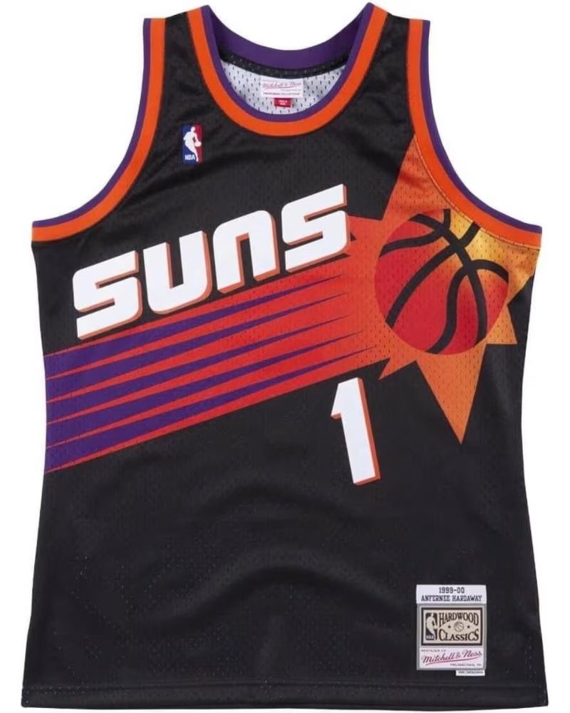 MITCHELL NESS CAMISETA DE BALONCESTO SMJYAC18019-PSUBLCK99PHA EN NEGRO PAR
