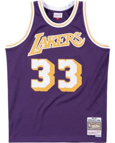 MAGLIA MITCHELL & NESS KAREEM ABDUL-JABBAR LAKERS SWINGMAN #33 VIOLA