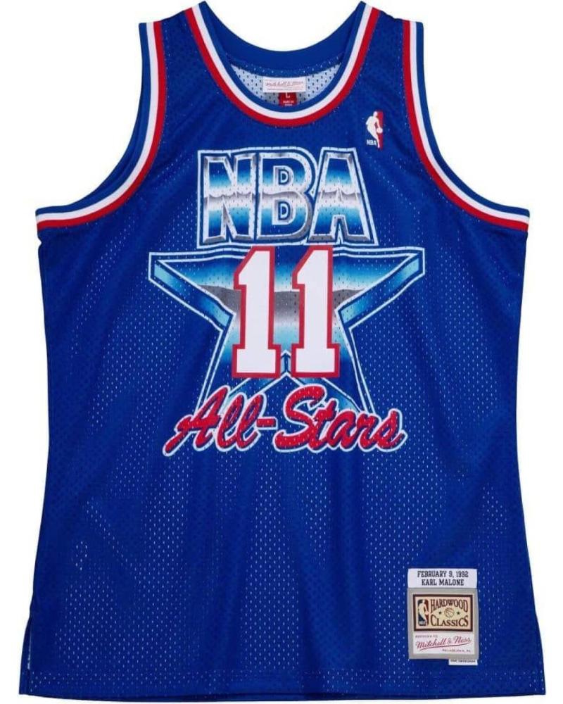 MAGLIA MITCHELL & NESS KARL MALONE ALL-STAR WEST 992 RETRO SWINGMAN 1