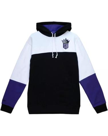 FELPA CON CAPPUCCIO MITCHELL & NESS SACRAMENTO KINGS NBA FUSION FLEECE 2 1