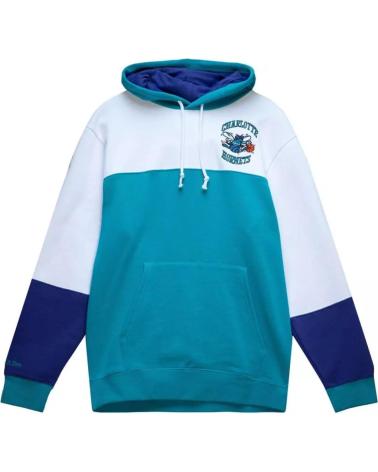 FELPA CON CAPPUCCIO MITCHELL & NESS CHARLOTTE HORNETS NBA FUSION FLEECE 2 1