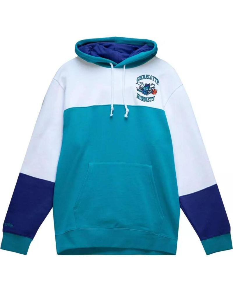 FELPA CON CAPPUCCIO MITCHELL & NESS CHARLOTTE HORNETS NBA FUSION FLEECE 2 1