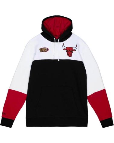 FELPA CON CAPPUCCIO MITCHELL & NESS NBA CHICAGO BULLS FUSION FLEECE 2 1
