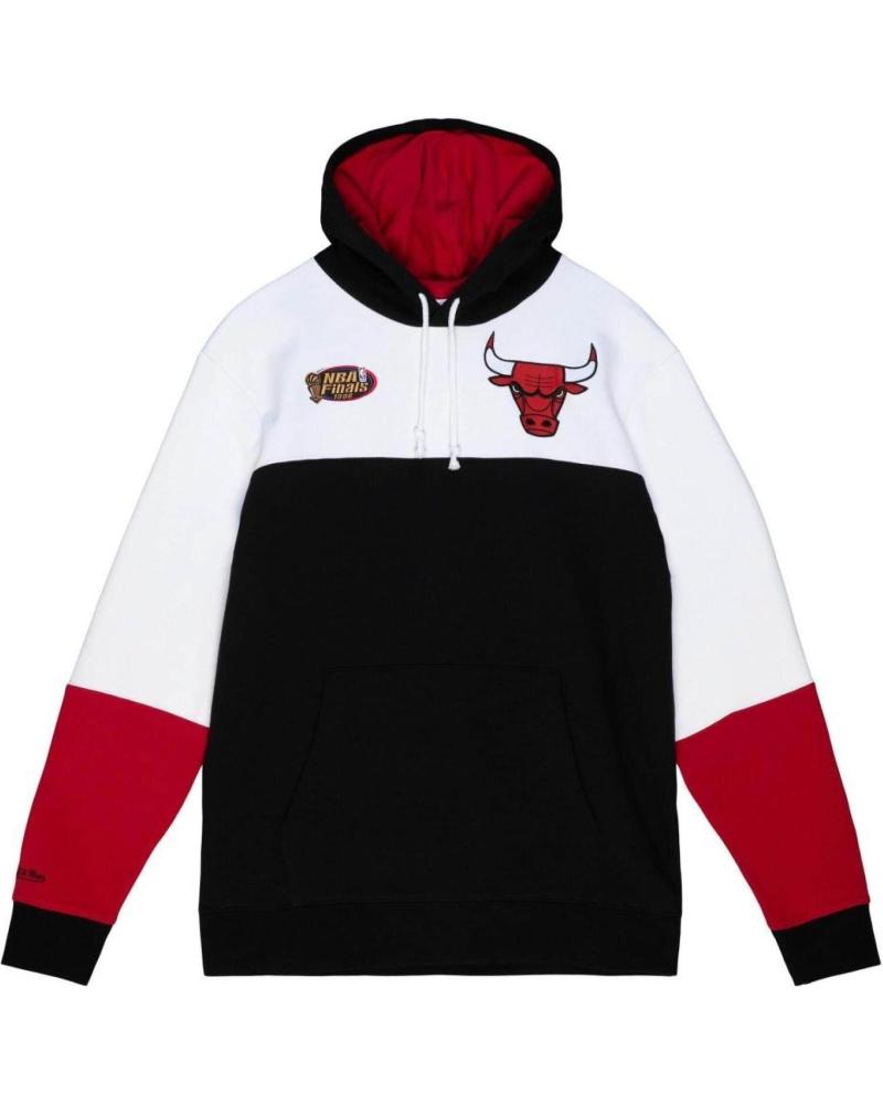 FELPA CON CAPPUCCIO MITCHELL & NESS NBA CHICAGO BULLS FUSION FLEECE 2 1