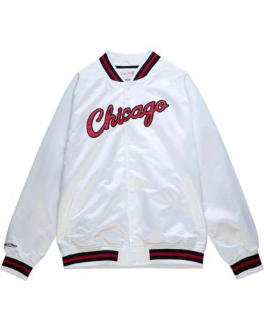 GIACCA LEGGERA SATINATA MITCHELL & NESS CHICAGO BULLS 1