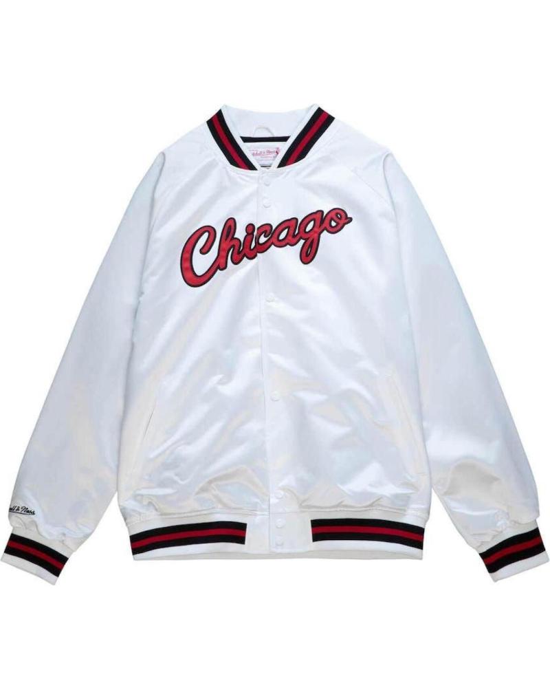 GIACCA LEGGERA SATINATA MITCHELL & NESS CHICAGO BULLS 1