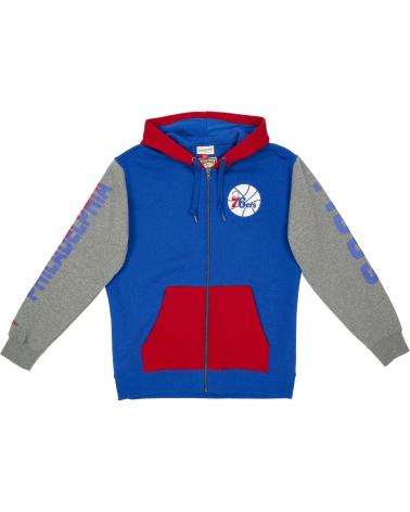 MITCHELL & NESS PHILADELPHIA 76ERS FULL ZIP HOODIE 1