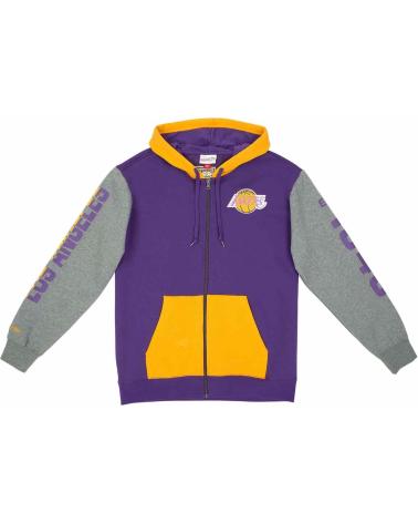 MITCHELL & NESS FULL ZIP LAKERS HOODIE 1