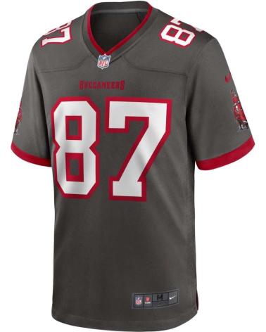 MAGLIA NIKE NFL GAME ROB GRONKOWSKI TAMPA BAY BUCCANEERS GRIGIA 1