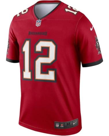 MAGLIA NIKE NFL LEGEND TOM BRADY TAMPA BAY BUCCANEERS ROSSA 1