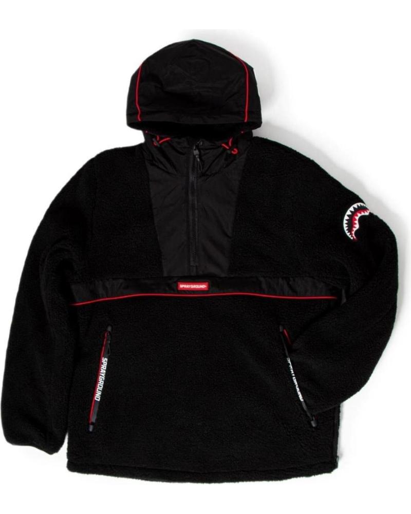 SPRAYGROUND SG TEDDYBEAR KAPUZENJACKE SCHWARZ 1