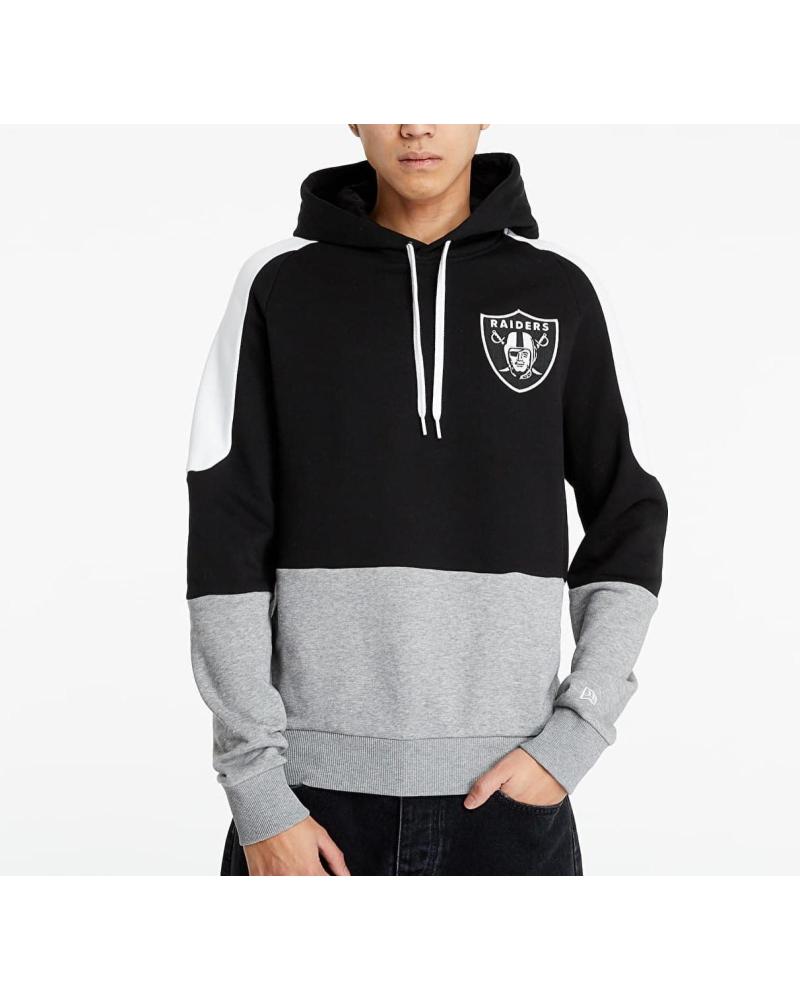 NEW ERA OAKLAND RAIDERS NFL PANEL CONTRAST HOODY 1