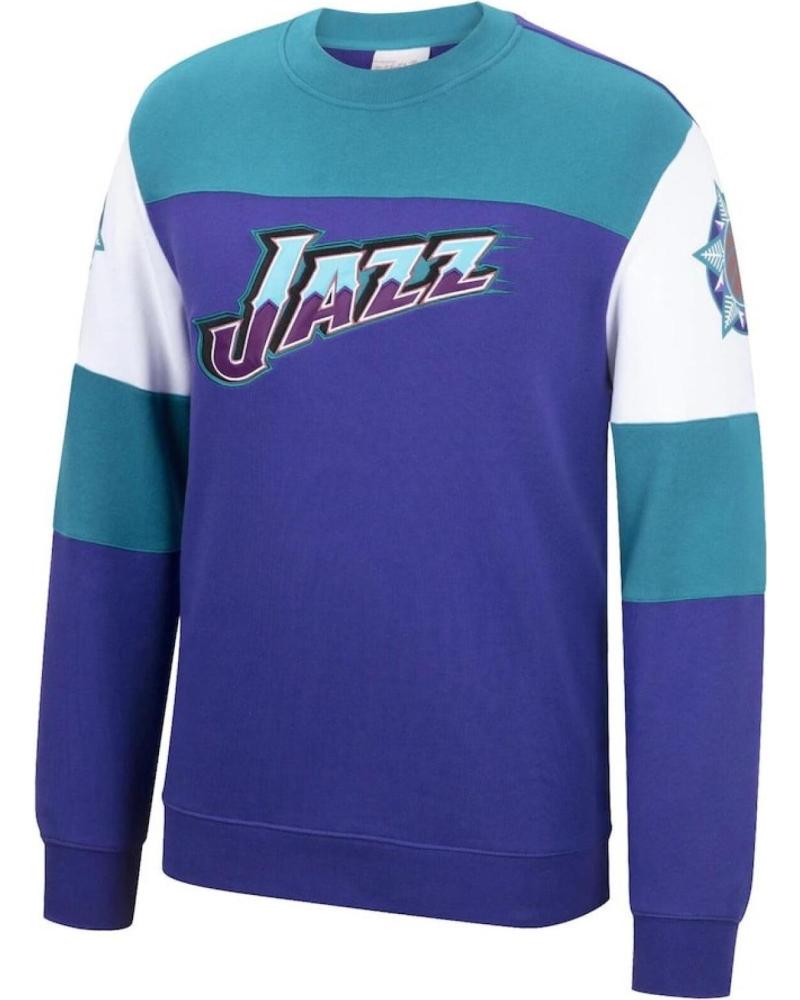 MITCHELL & NESS FELPA UTAH JAZZ PERFECT SEASON CREW 1