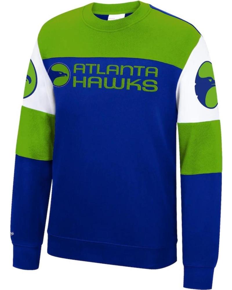 MITCHELL & NESS ATLANTA HAWKS PERFECT SEASON CREW SWEATSHIRT 1
