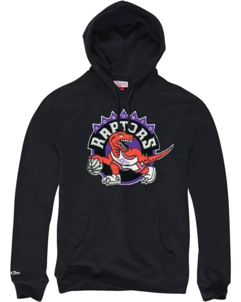 MITCHELL & NESS TORONTO RAPTORS CHENILLE LOGO HOODIE BLACK 1