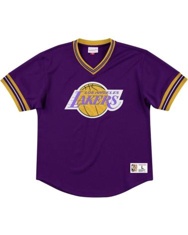 CAMISETA MITCHELL & NESS LAKERS MESH CREWNECK NBA UNBEATEN 1