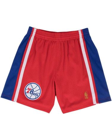PANTALONCINI MITCHELL & NESS PHILADELPHIA 76ERS RETRO SWINGMAN 1996-97 ROSSO/BLU